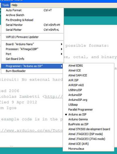 Arduino As ISP And Arduino Bootloaders | Arduino